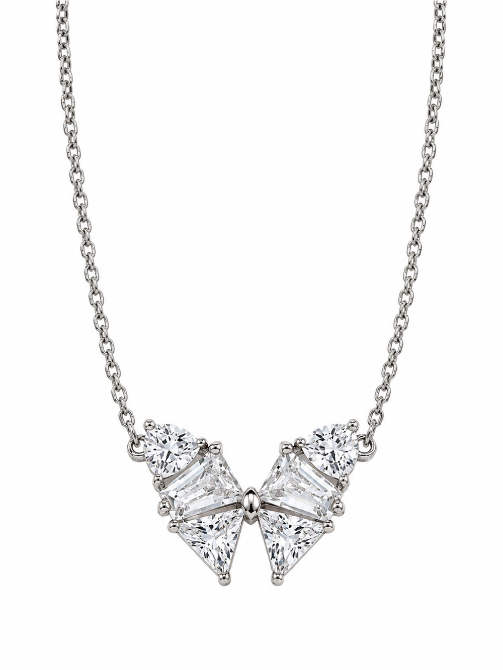 Kendra Scott Blair Gold Butterfly Pendant Necklace in silver.